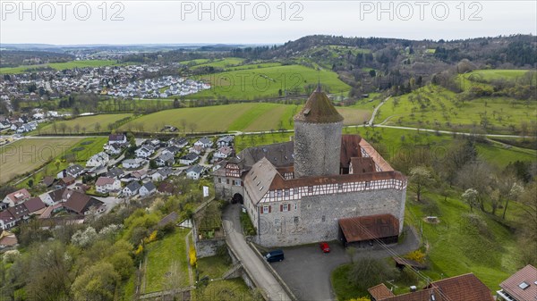 Aerial view of Reichenberg Castle