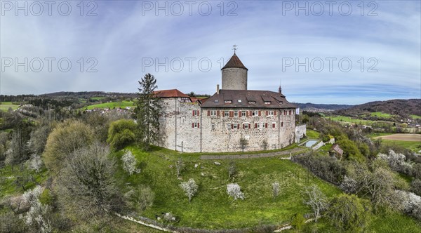 Aerial view of Reichenberg Castle