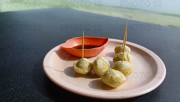 Fried fish balls