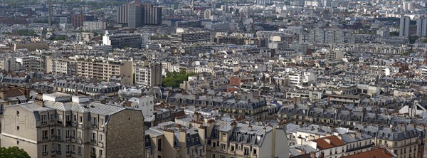 View from the Sacré Coeur of the 18th arrondissementeinen
