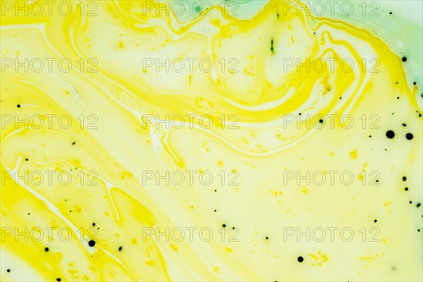Abstract lemon liquid slime