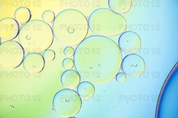 Abstract various bubbles flamboyant texture