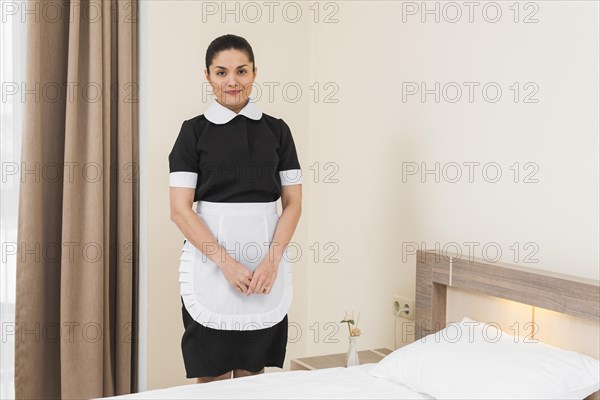 Chambermaid hotel room