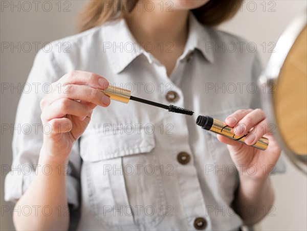 Close up female with mascara