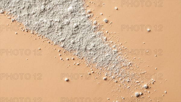 Close up mixture clay powder