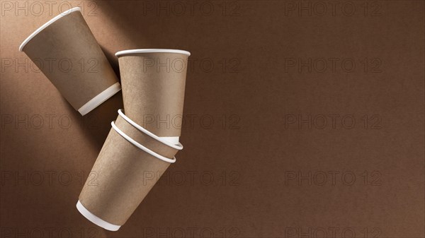 Coffee go cardboard cups