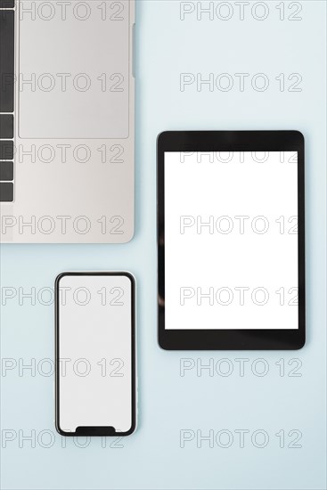 Flat lay tablet phone mock up