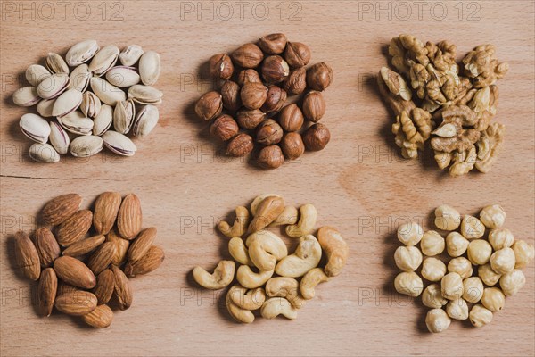 Heaps various nuts