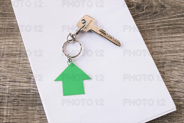 New house key paper