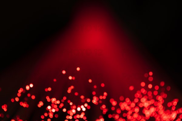 Red light digital optical fiber lights