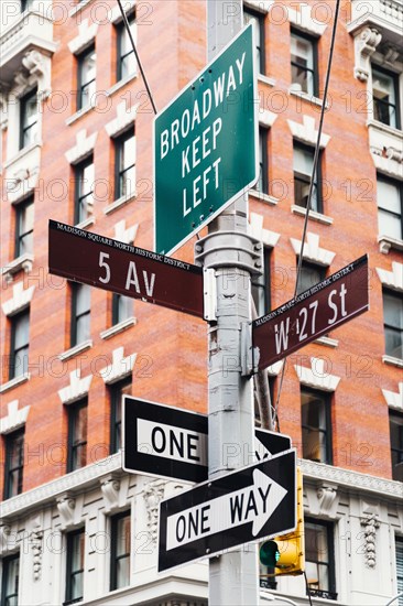 Signposts street pillar