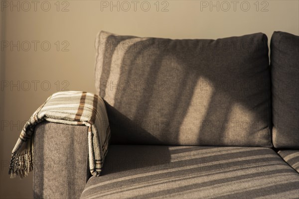 Sofa with shadows living room