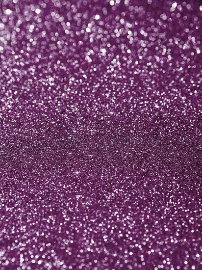 Top view purple glitter background