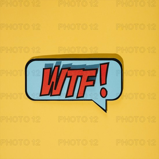 Wtf comic text collection sound effects pop art style