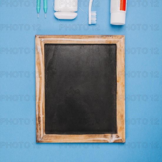 Bathroom composition with chalkboard