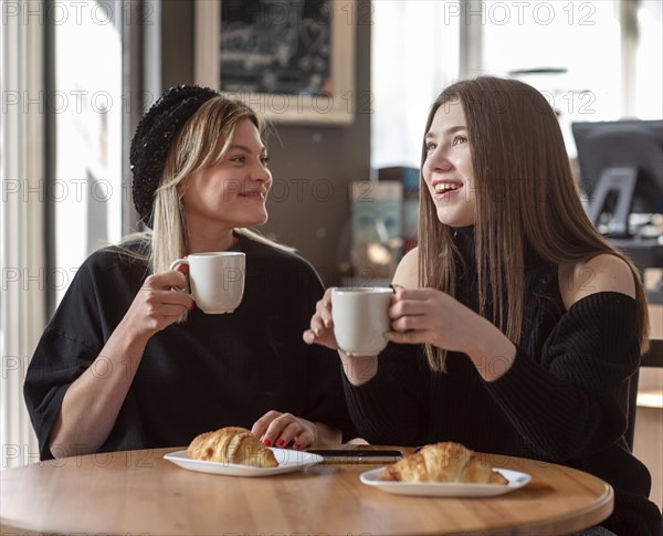 Best friends spending some time together with good coffee