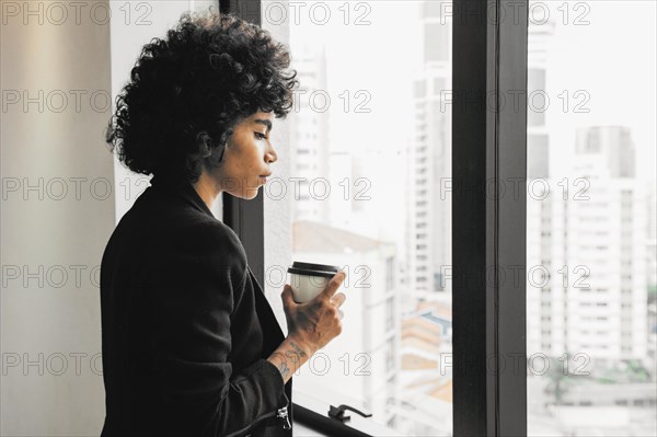 Business woman working office