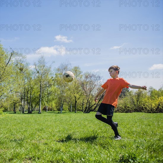 Child ready hit ball