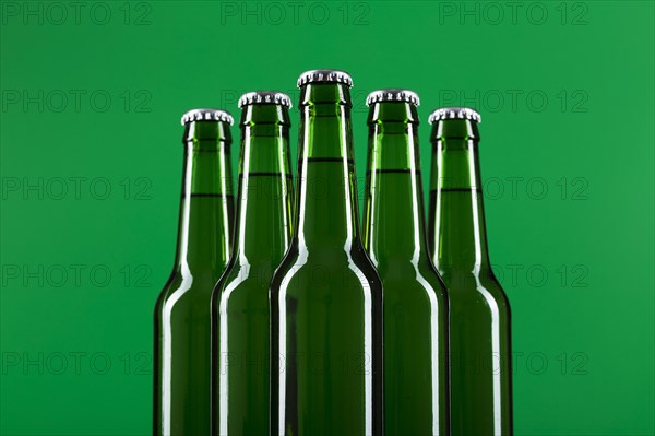 Low angle beer bottle pack