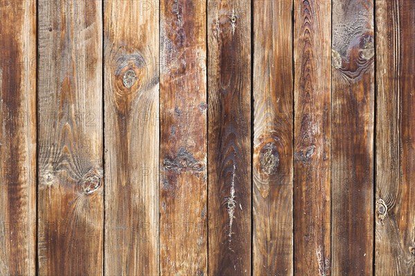 Old vintage planked wood board background