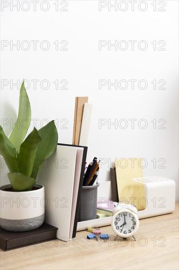 Clipboard glasses desk