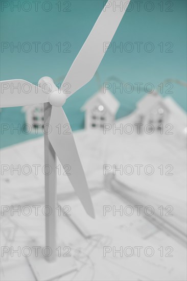 Close up windmill project