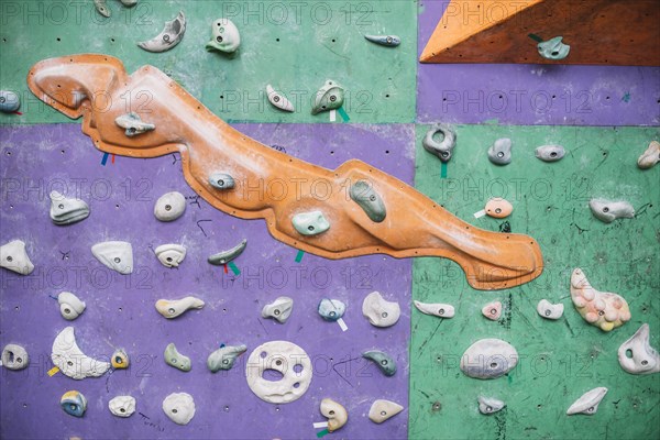 Grips climbing wall