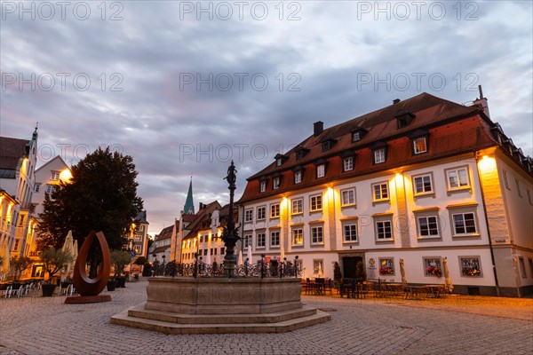 Town hall fountain