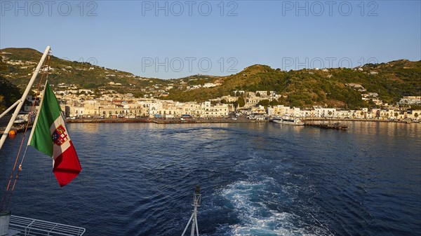 Pictures from departing ferry