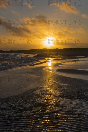 Baltic Sea beach where the North Sea and Baltic Sea meet