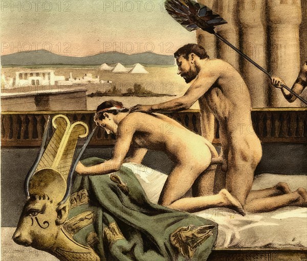 Man and woman having sex