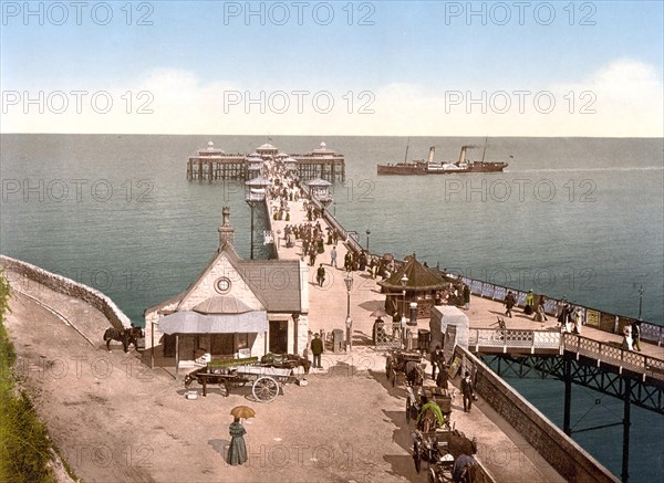 The iron pier at Llandudno