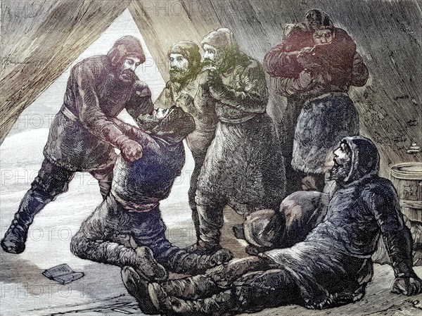 Die Rettung der ueberlebenden Teilnehmer der Nordpolexpedition von Adolphus Greely