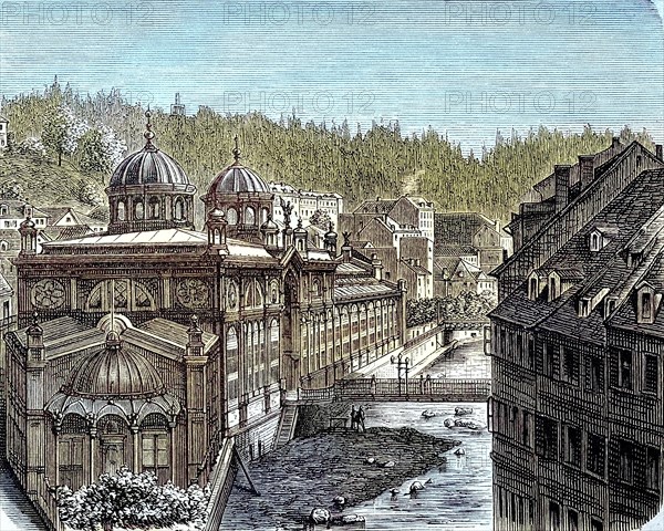The whirlpool colonnade in Karlovy Vary
