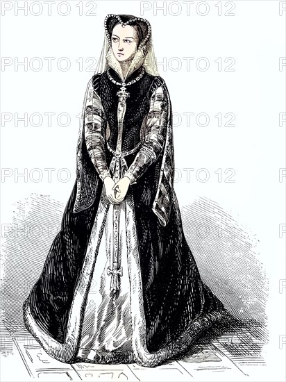 Mary Stuart as dethroned queen. Mary