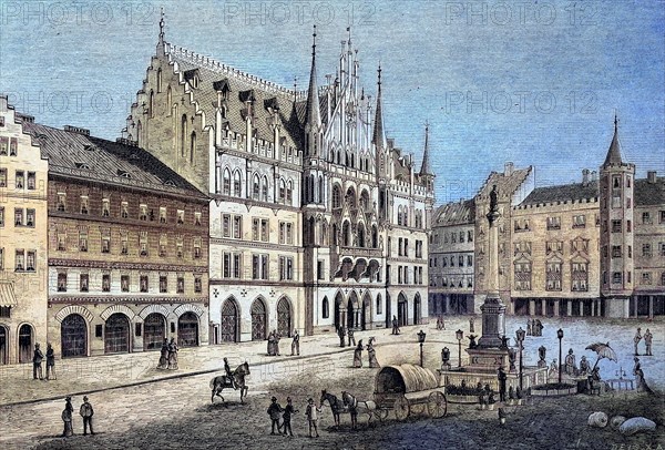 Das neue Rathaus in Munich