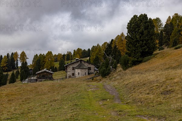 Isi Huette Alm Restaurant between Weisshorn and Schwarzhorn