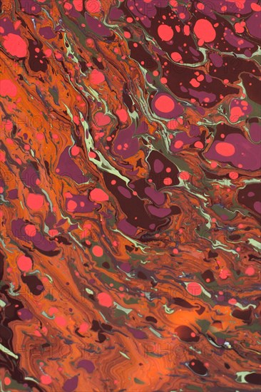 Traditional marbling artwork patterns as colorful abstract background