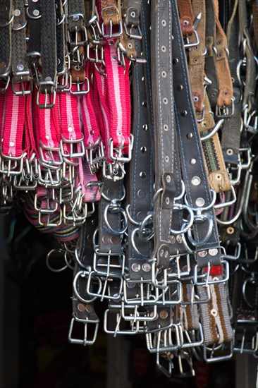 Belts with buckles as element of clothing design