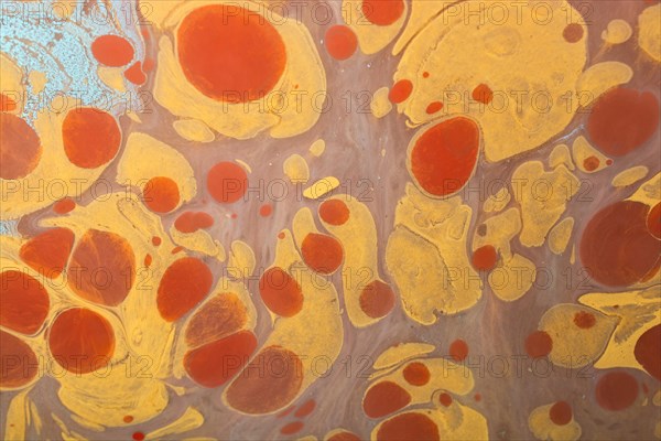 Ebru marbling handmade art