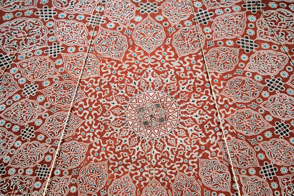 Floral art pattern example of the Ottoman time