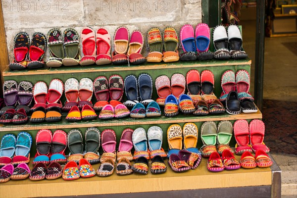 Set of traditional hand made leather Yemeni shoes