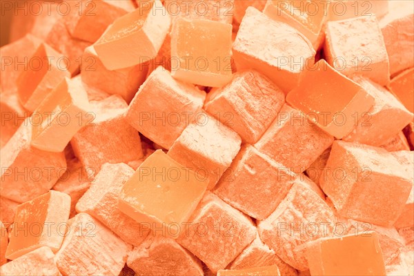 Turkish delight sweets made in Traditional style