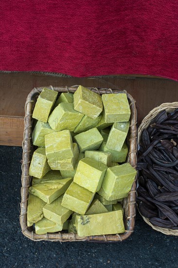 Collection of bars of fragrant hand made organic soap