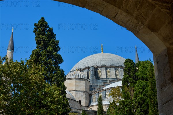 Outer view of dome in Ottoman architecture in