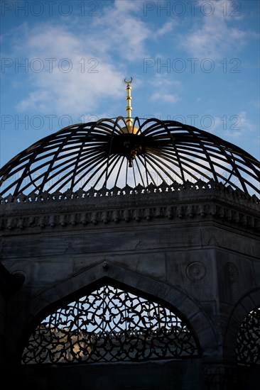 Outer view of dome in Ottoman architecture in