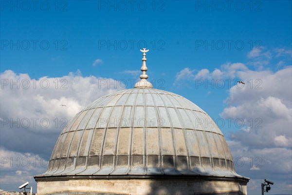 Outer view of dome in Ottoman architecture in