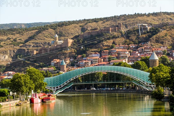 Beautiful panoramic view of Tbilisi in Georgia