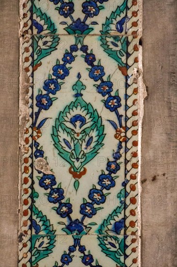 Floral art pattern example of the Ottoman time