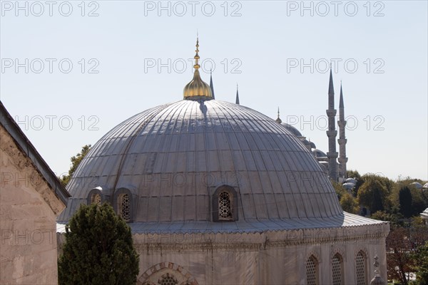 Outer view of dome in Ottoman architecture in